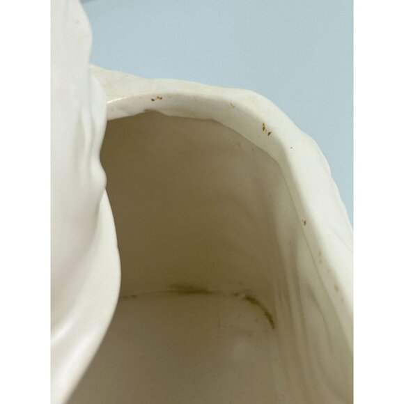 Vintage Hull White Swan Planter Ceramic Sculpture Pottery Smooth Home Decor - Picture 13 of 16